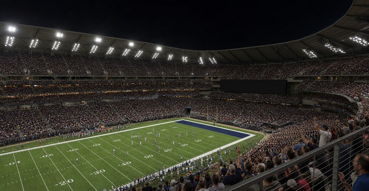 Seat view from Middle Sideline