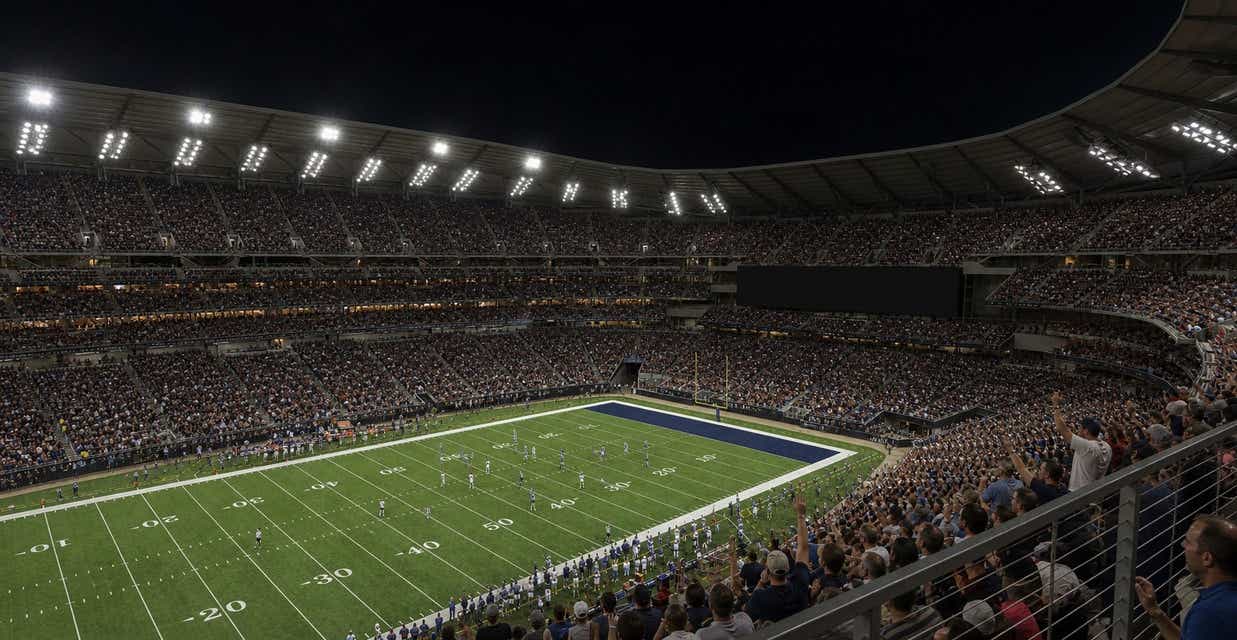 Seat view from Middle Sideline