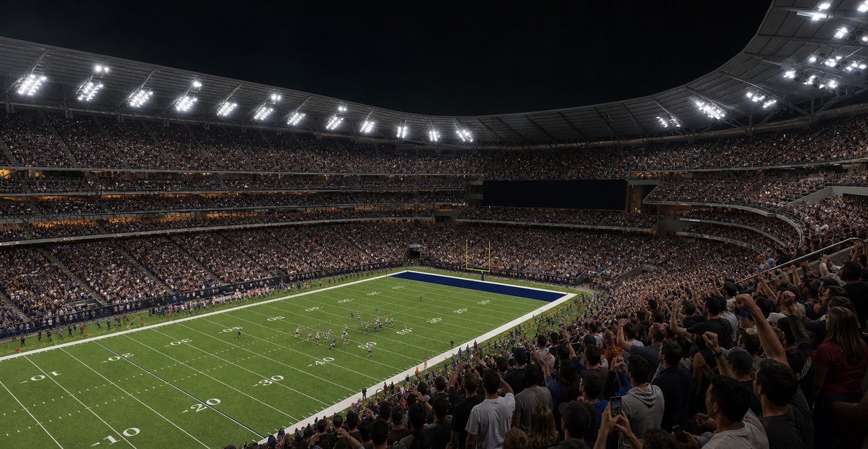 Seat view from Middle Sideline