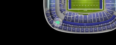 Seat view from Middle Endzone