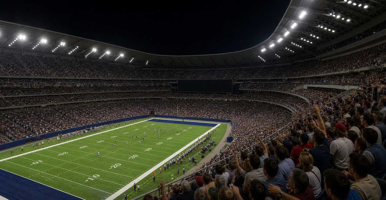 Seat view from Middle Endzone