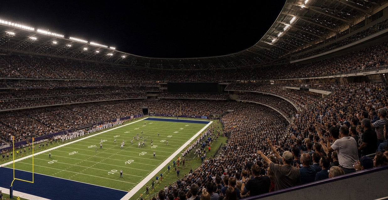 Seat view from Middle Endzone