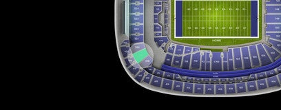 Seat view from Middle Endzone