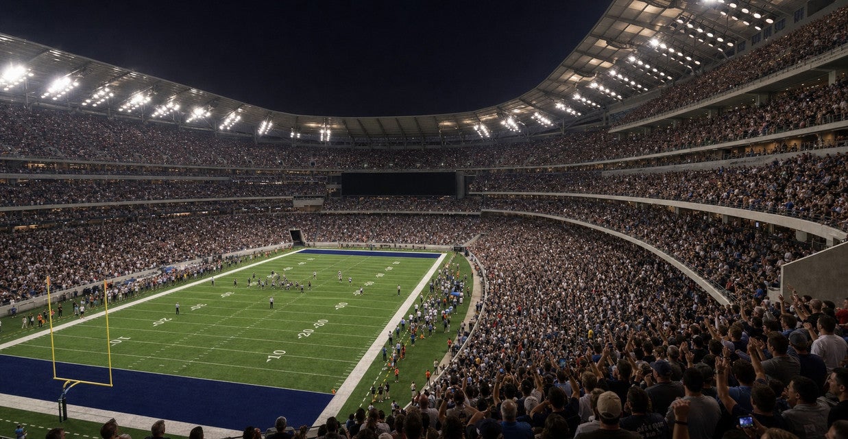 Seat view from Middle Endzone