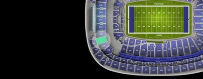Seat view from Middle Endzone