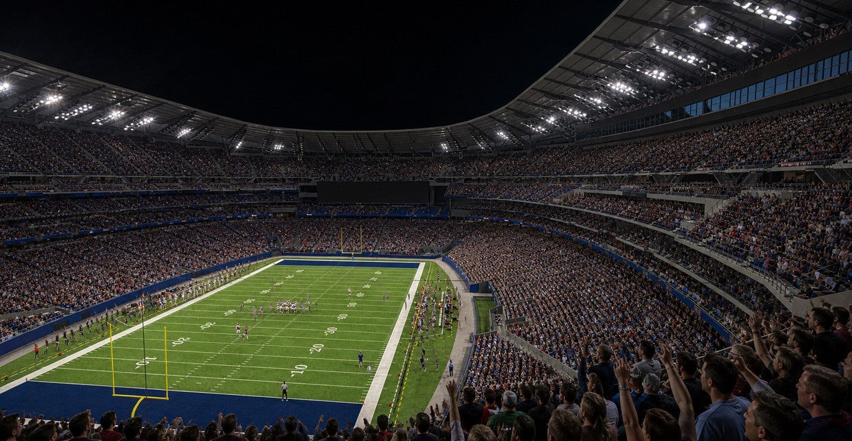 Seat view from Middle Endzone