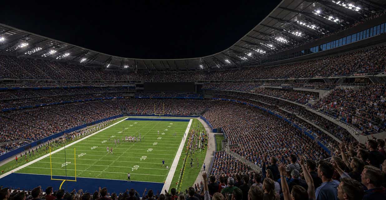 Seat view from Middle Endzone