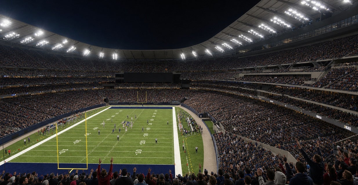 Seat view from Middle Endzone