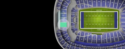 Seat view from Middle Endzone