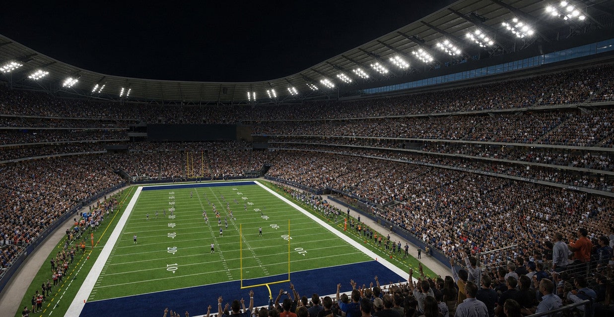 Seat view from Middle Endzone