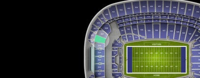 Seat view from Middle Endzone