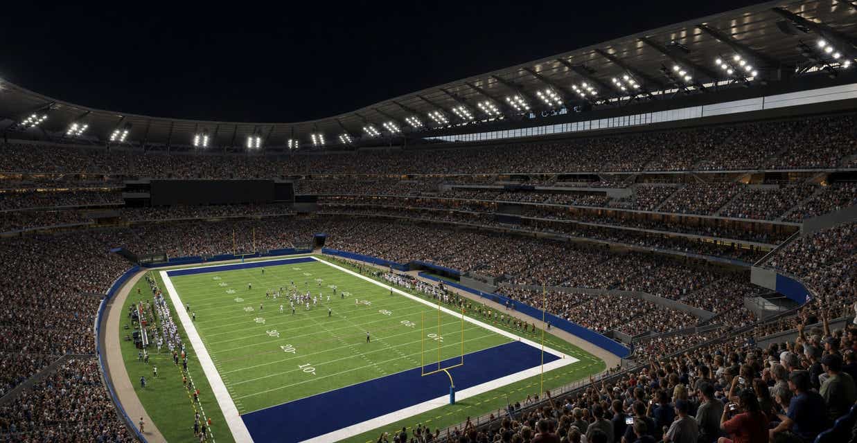 Seat view from Middle Endzone