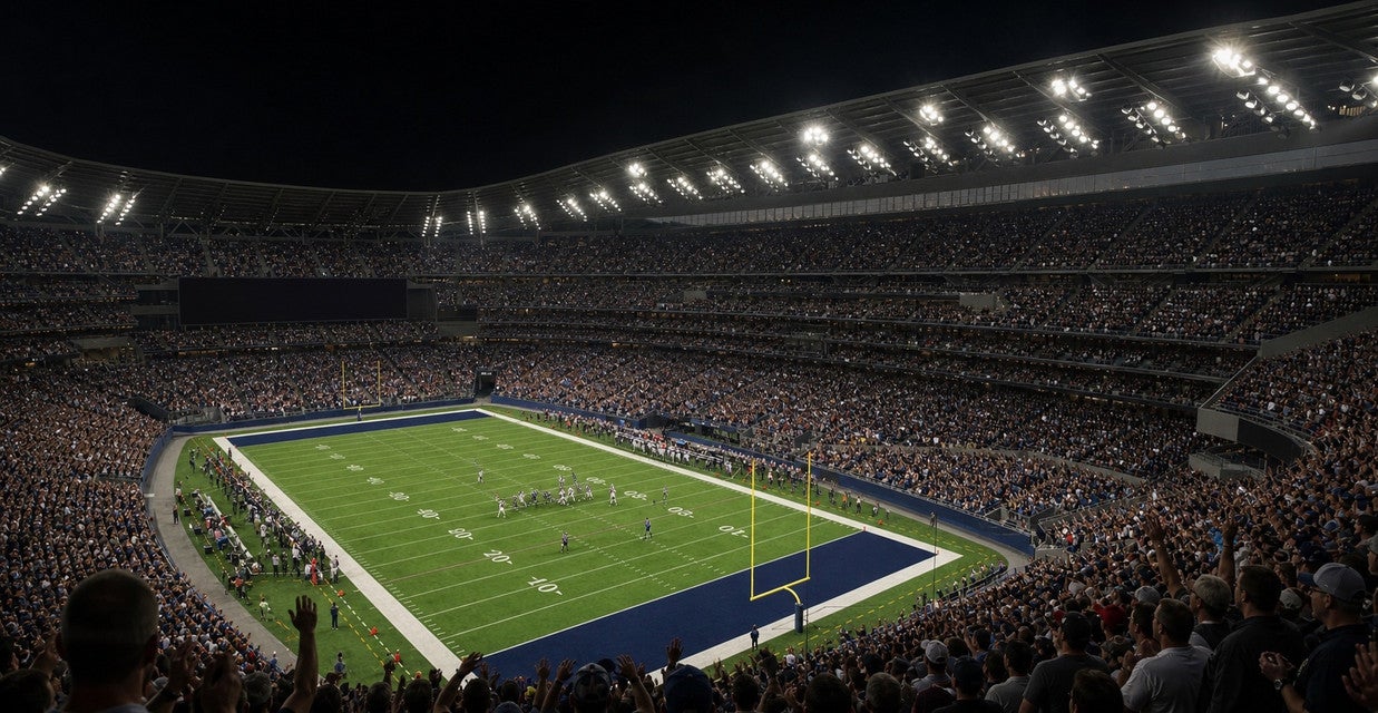 Seat view from Middle Endzone