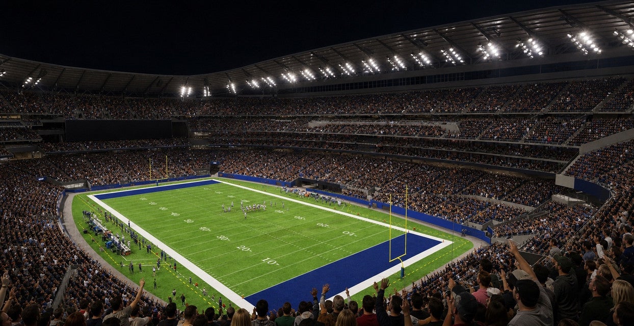Seat view from Middle Endzone