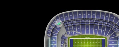 Seat view from Middle Sideline