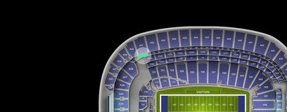 Seat view from Middle Sideline