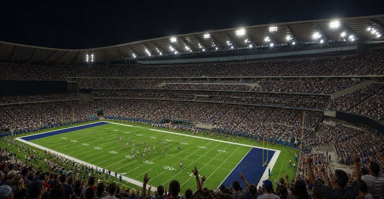 Seat view from Middle Sideline