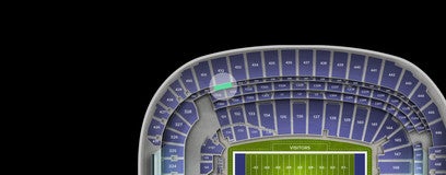Seat view from Middle Sideline