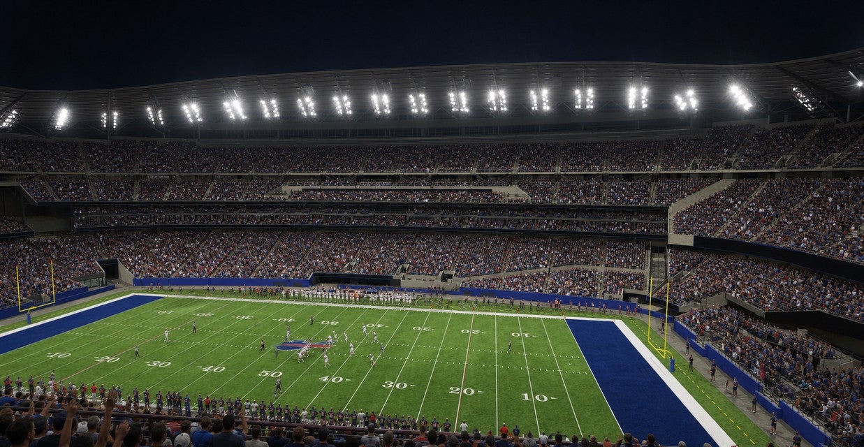 Seat view from Middle Sideline