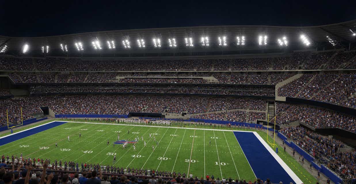 Seat view from Middle Sideline