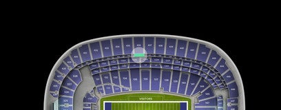 Seat view from Middle Sideline