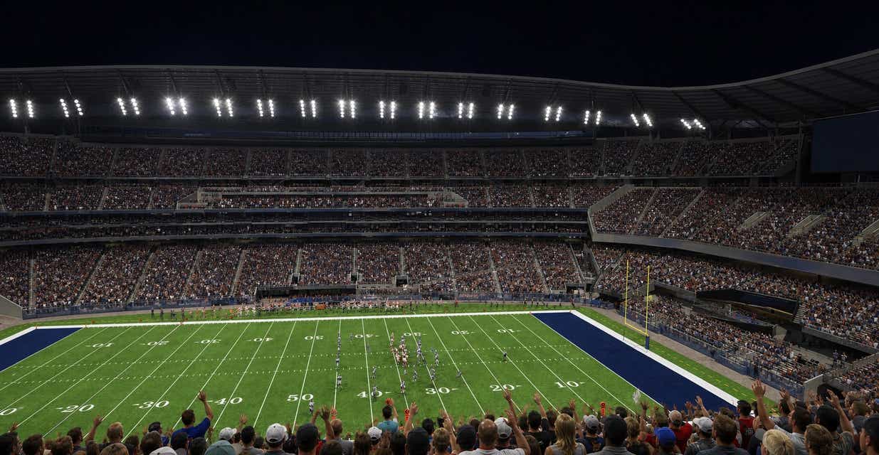 Seat view from Middle Sideline