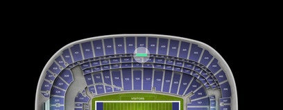 Seat view from Middle Sideline