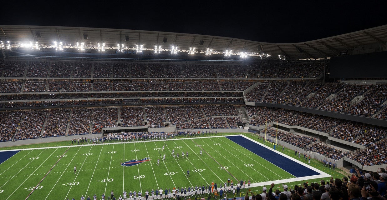 Seat view from Middle Sideline