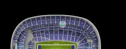 Seat view from Middle Sideline