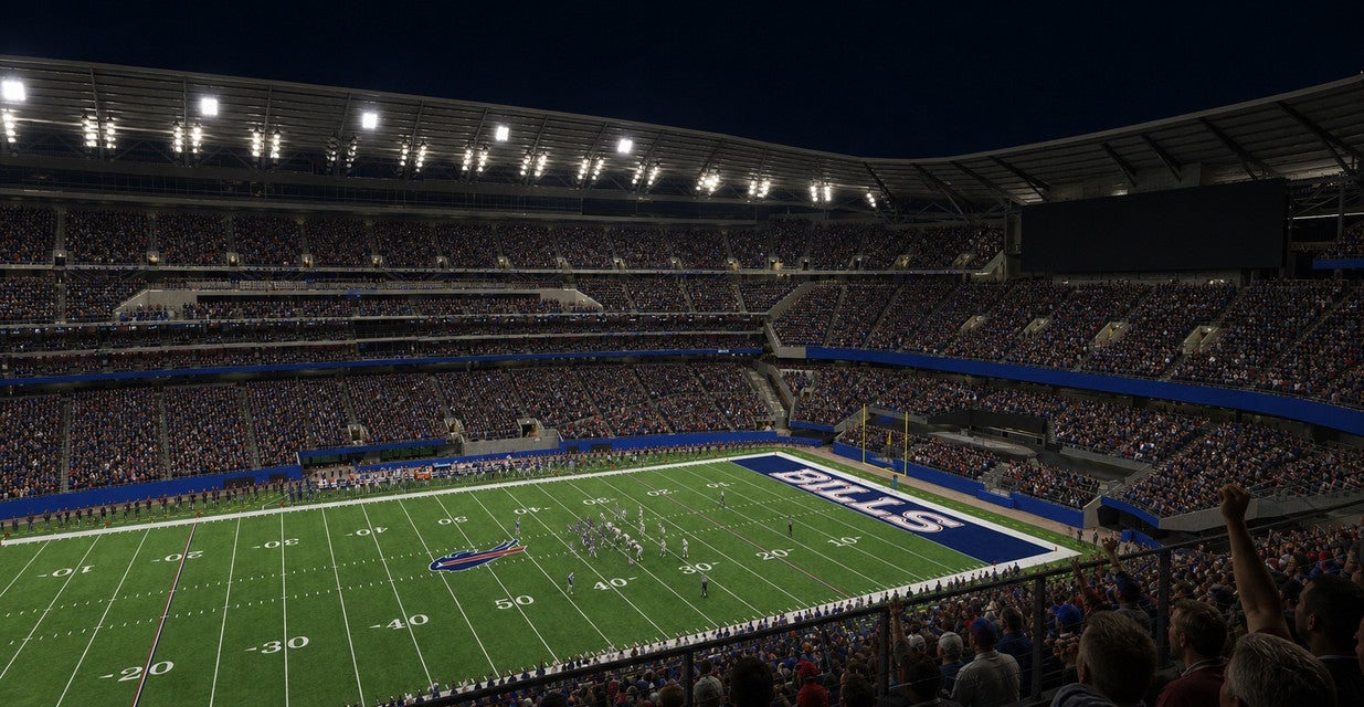 Seat view from Middle Sideline
