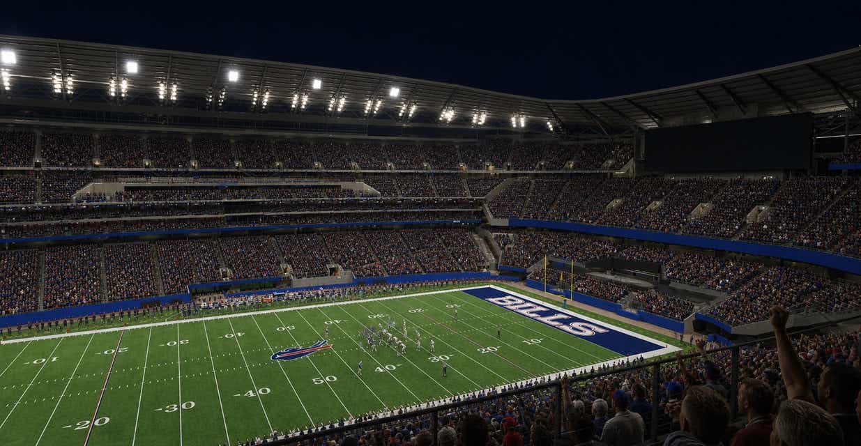 Seat view from Middle Sideline