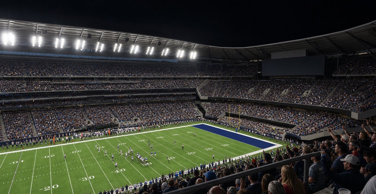 Seat view from Middle Sideline