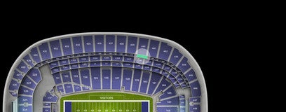 Seat view from Middle Sideline