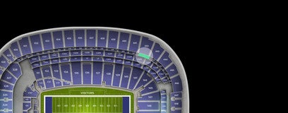 Seat view from Middle Sideline