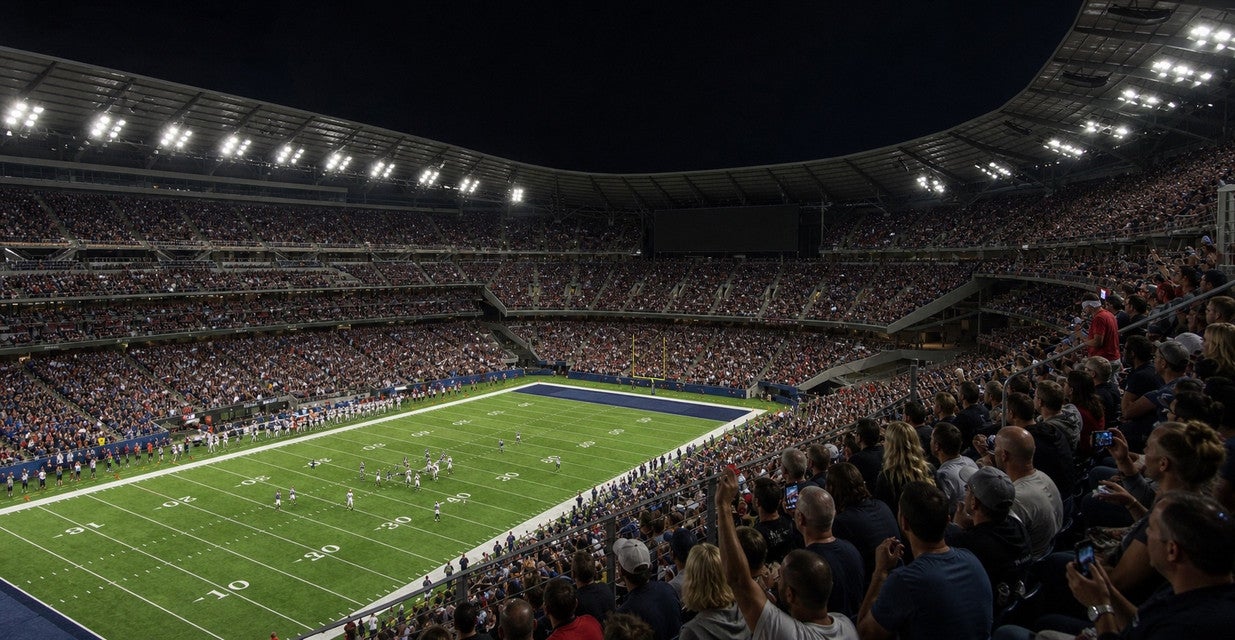 Seat view from Middle Sideline