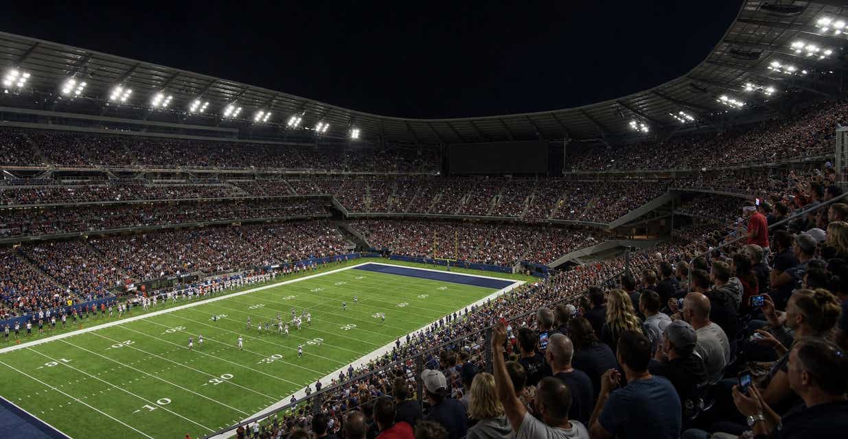 Seat view from Middle Sideline