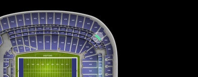 Seat view from Middle Endzone