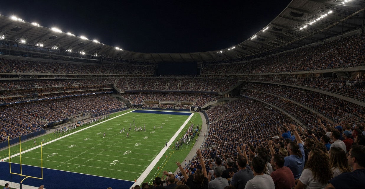 Seat view from Middle Endzone