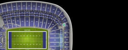 Seat view from Middle Endzone