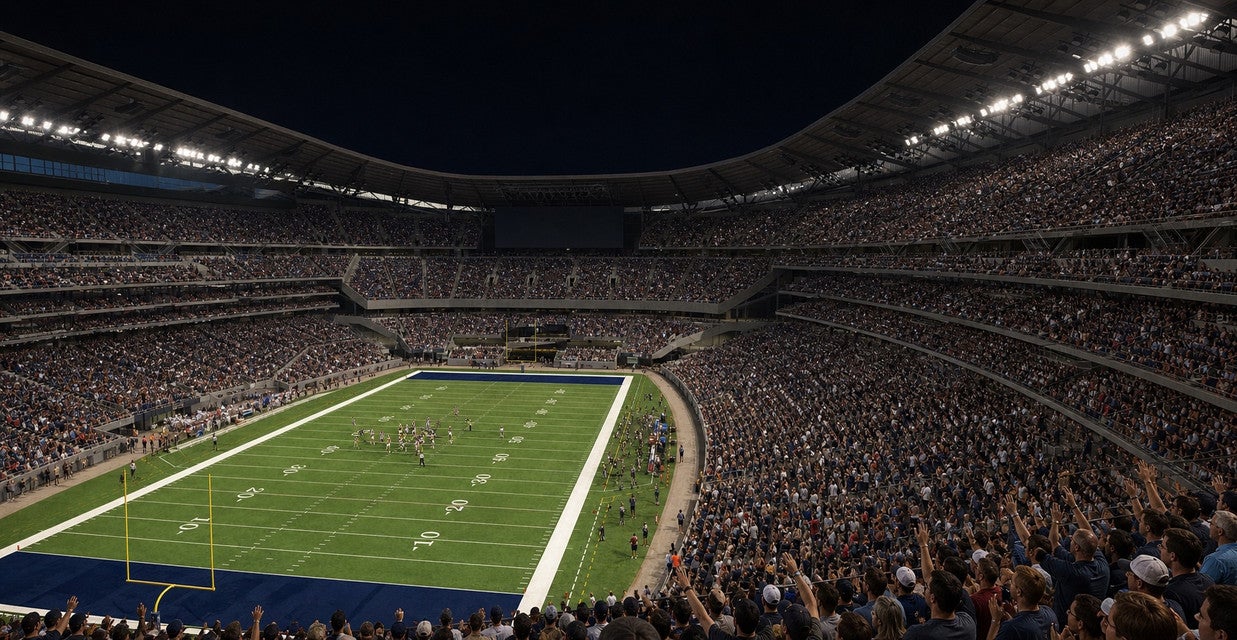 Seat view from Middle Endzone