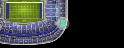 Seat view from Upper Endzone