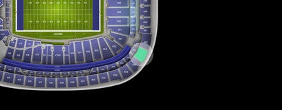 Seat view from Upper Endzone