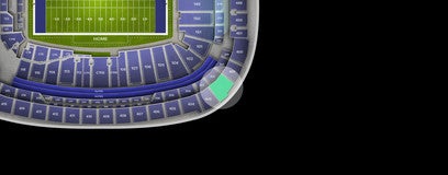 Seat view from Upper Endzone
