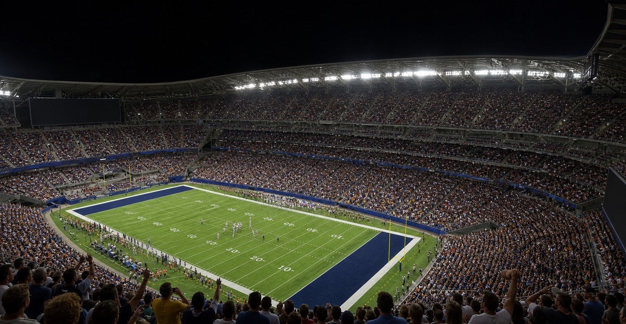 Seat view from Upper Sideline