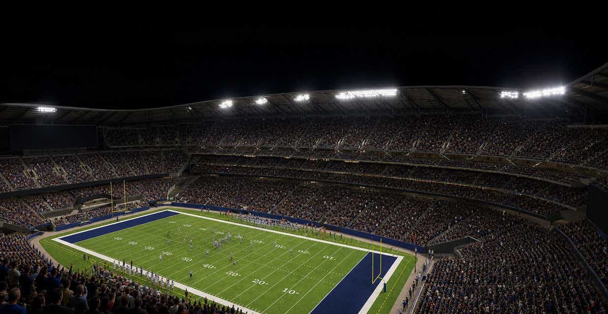 Seat view from Upper Sideline