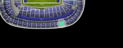 Seat view from Upper Sideline