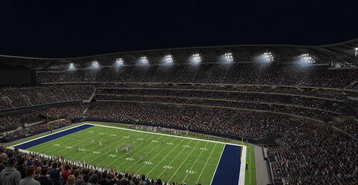 Seat view from Upper Sideline