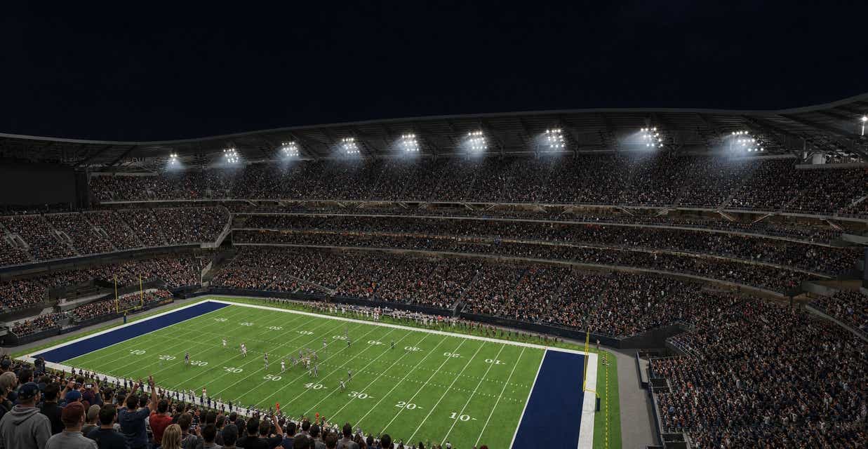 Seat view from Upper Sideline