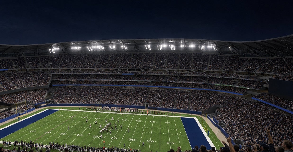 Seat view from Upper Sideline