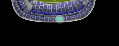Seat view from Upper Sideline